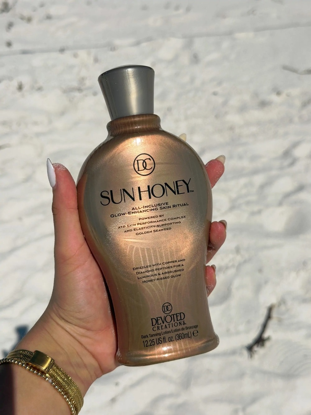 Devoted Creations Sun Honey Glow-Enhancing Body Lotion — Bronze Shimmer